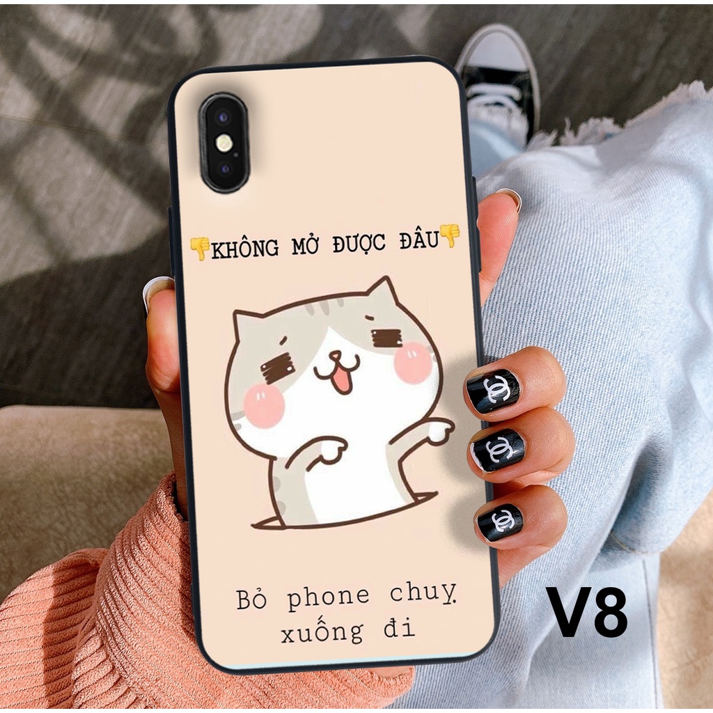 ỐP LƯNG ĐIỆN THOẠI IPHONE X/XS/XR/XSMAX ỐP TPU VIỀN VUÔNG IN HÌNH SIÊU CUTE VÀ DỄ THƯƠNG GLSHOP MỚI NHẤT
