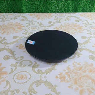 Dĩa tròn DCG 06N nhựa Melamine đĩa nhựa Melamine nhám đen Cao cấp