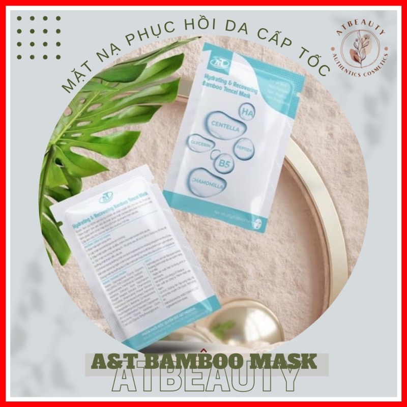 Nạ bamboo mask cấp ẩm phục hồi dịu da chính hãng (sỉ liên hệ)