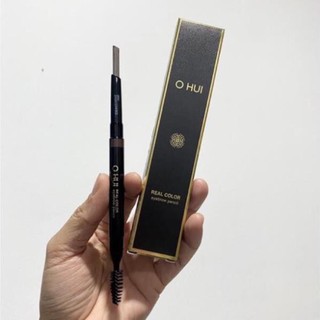 Chì Kẻ Mày Ohui Real Color Eyebrow Pencil Renew màu 01: Nâu tự nhiên