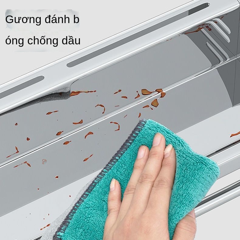 Kệ bếp inox dày SUS304 treo tường đục lỗ cung cấp gia vị miễn phí Giá để đồ gia dụng Hộp đựng gia vị đa năng