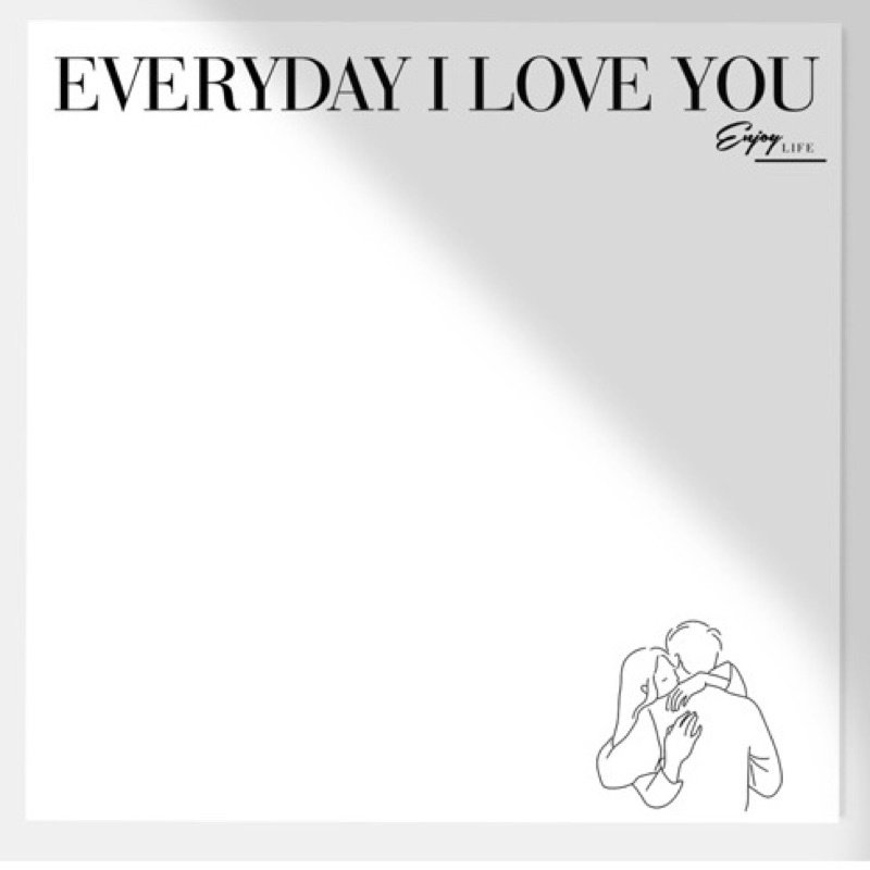 Giấy Gói Hoa Hoạ Tiết Đáng Yêu Chữ I Love You KT 58*58cm Tập 10 Tờ Đẹp