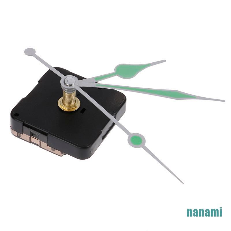 Set máy đồng hồ treo tường cơ thạch anh thay thế DIY hoạt động yên tĩnh dành cho sửa chữa