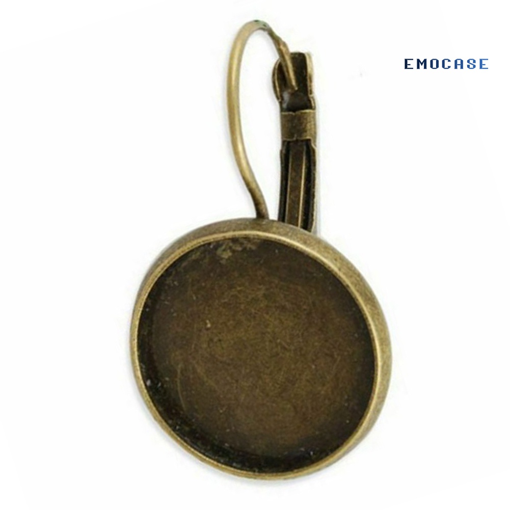 1 Đôi Bông Tai Hình Đòn Bẩy Thủy Tinh Cabochon Hóa Trang Halloween Cho Nữ