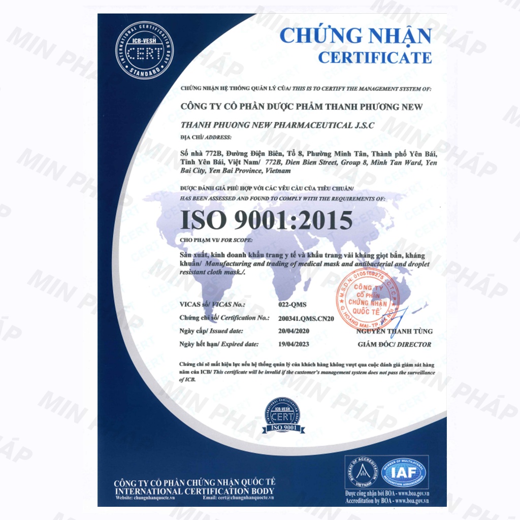 Khẩu Trang KF94 Rose Tiêu Chuẩn Hàn Quốc Chống Bụi Mịn, Kháng Khuẩn Cao Cấp