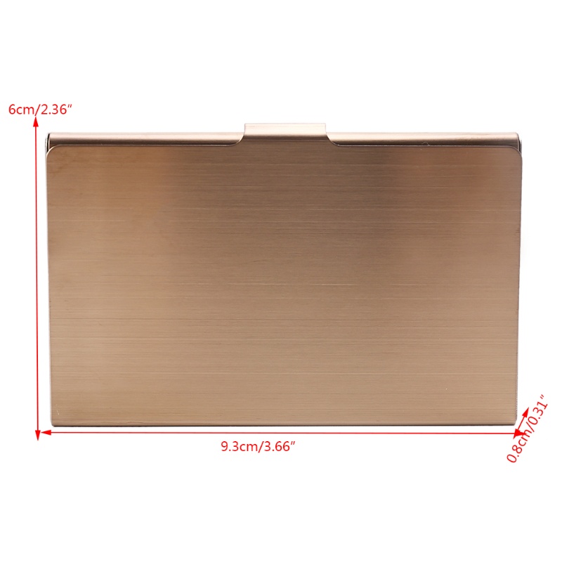 Hộp Đựng Thẻ Tín Dụng / Danh Thiếp Bằng Thép Không Gỉ Ốp