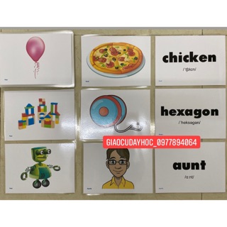 FLASHCARD 10 chủ đề (112 thẻ ép plastic)