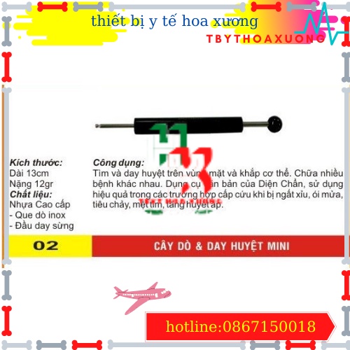 [Hàng Chính Hãng Diện Chẩn Bùi Quốc Châu] Cây dò &amp; hạt day huyệt Diện Chẩn