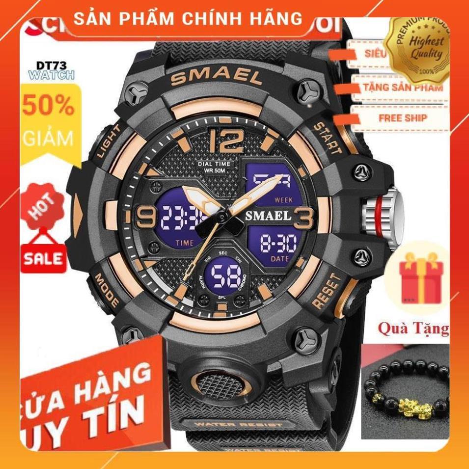 Đồng hồ nam SMAEL,thể thao ngoài trời, đồng hồ đa chức năng ,chống thấm nước
