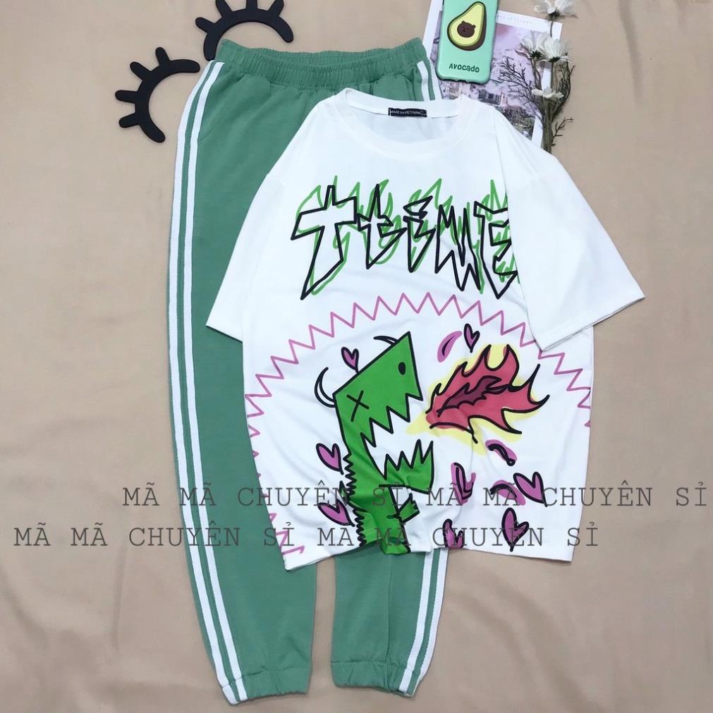 SET QUẦN JOGGER LINES & ÁO 3D Chính Hãng