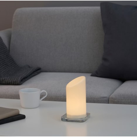 ĐÈN DẠNG KHỐI NẾN LED ÄDELLÖVSKOG IKEA