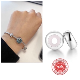 [CÓ SẴN HCM] Charm Chặn bạc s925 lõi cao su vừa kiềng C pan, vòng pan, trollbeads -Chặn charm - chặn vòng bạc