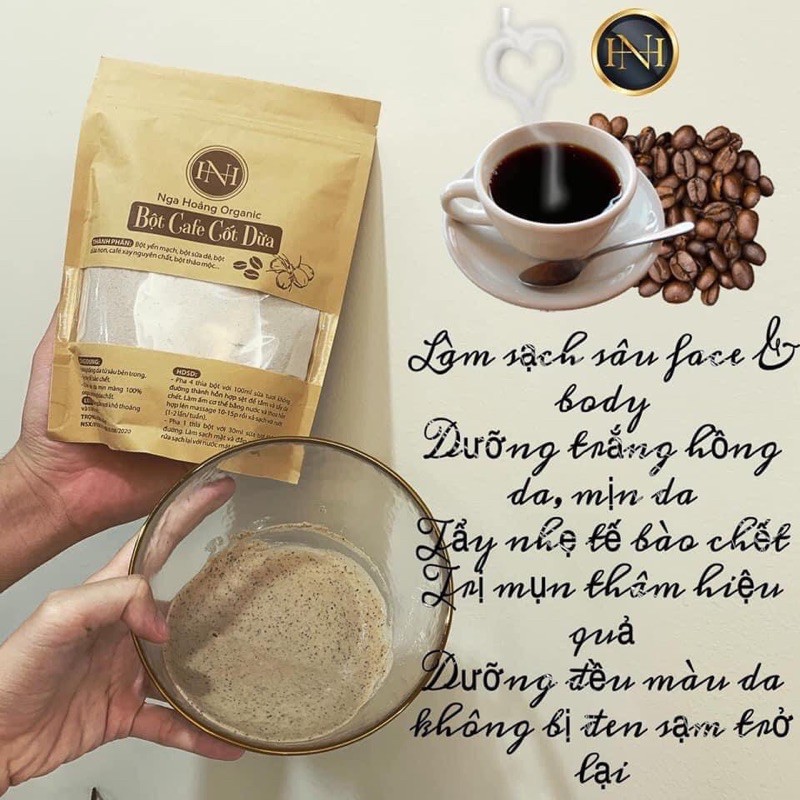 TẨY TẾ BÀO CHẾT BỘT CAFE CỐT DỪA