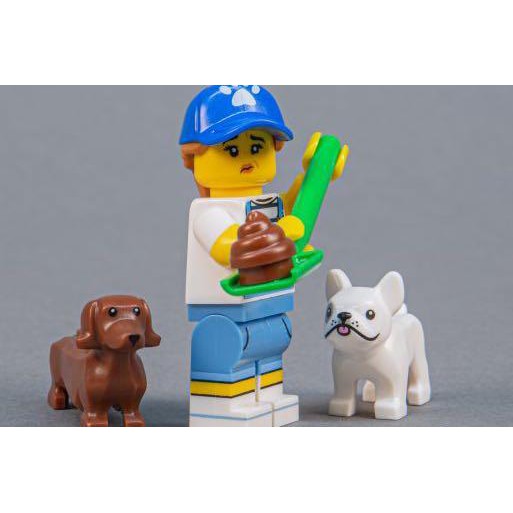 Nhân vật LEGO Minifigures Series 19 71025 Dog Sitter - Cô gái chăm sóc chó