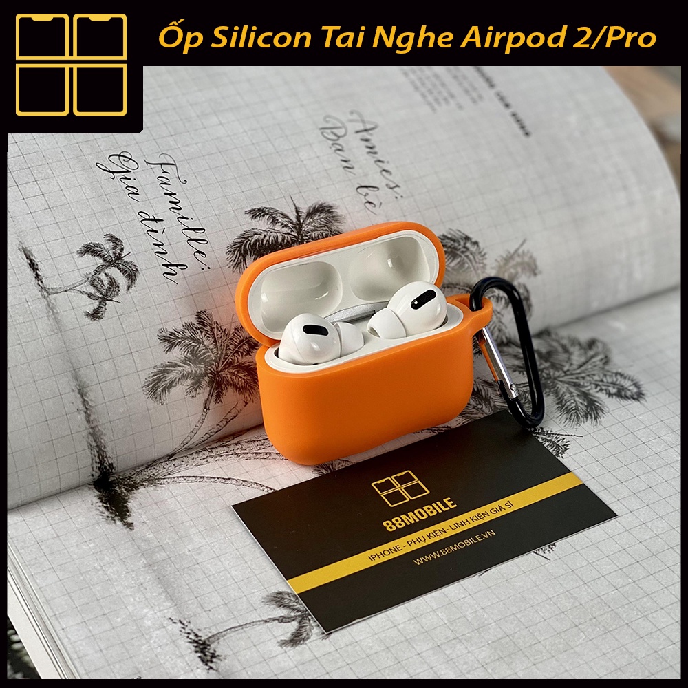 Vỏ Ốp Case Bảo Vệ Tai Nghe Air 2/Pro Cao Su Silicon 88Mobile