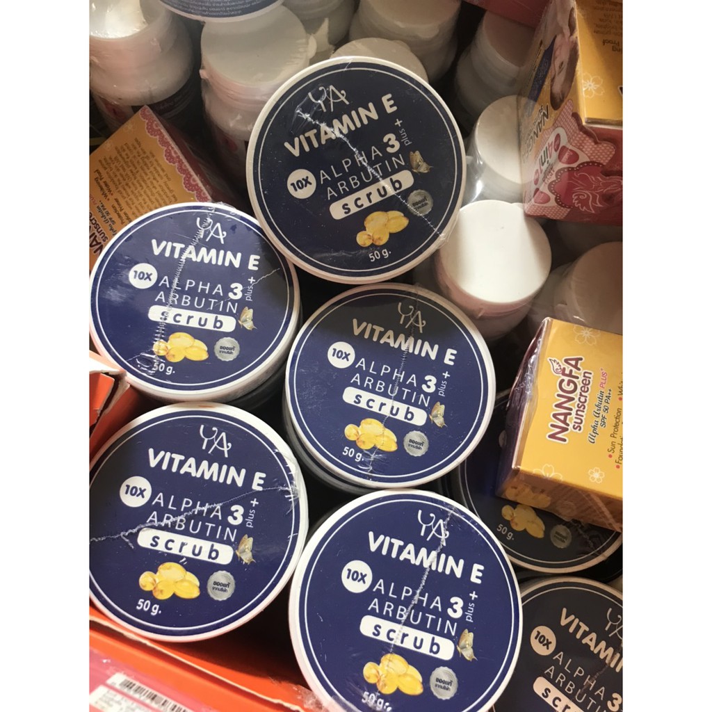 Tẩy tế bào chết Vitamin E Alpha Arbutin 3+ Thái Lan