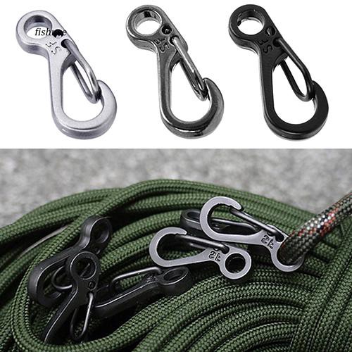 Set 10 móc khóa carabiner SF mini bằng hợp kim nhôm đa năng tiện lợi