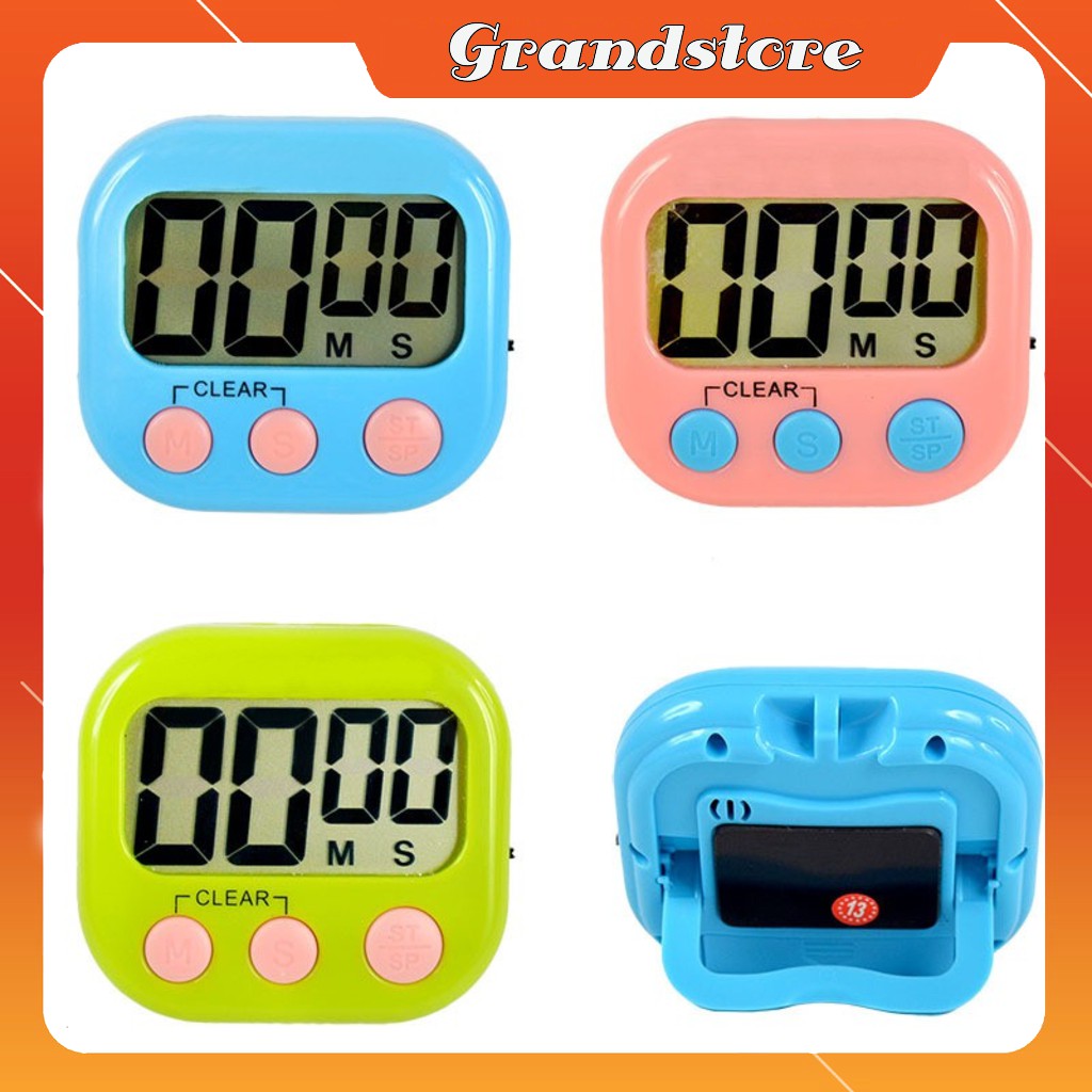 ĐỒNG HỒ ĐIỆN TỬ MINI ELECTRONIC TIMER JS-118 GỒM 3 NÚT CHỨC NĂNG ĐẾM NGƯỢC XUÔI THỜI GIAN, HẸN GIỜ CÓ GIÁ ĐỠ VÀ NAM CHÂM