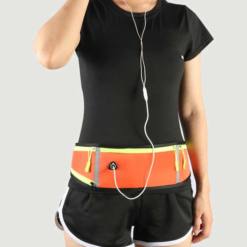 1Pc Men &amp; Women Waterproof Hold Water Bike Outdoor Sports Running Waist Bag Suitable For Gym, Yoga and Running