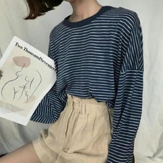 Áo kẻ ngang cá tính hàng order taobao GSS2801