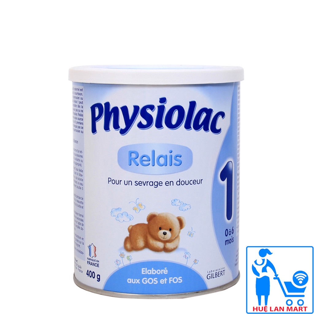 [CHÍNH HÃNG] Sữa Bột Physiolac 1 Relais Hộp 400g (Cho bé 0-6 tháng tuổi)