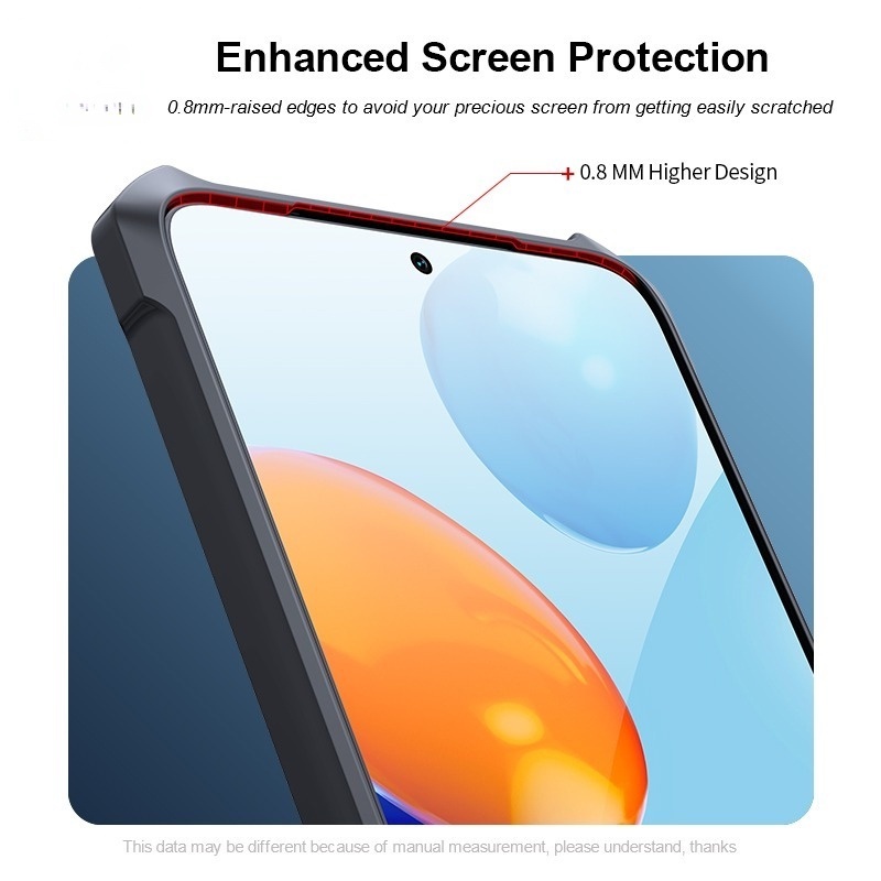 Ốp Điện Thoại Acrylic Trong Suốt Chống Sốc Cho Xiaomi 11T Pro Redmi Note 11s 10s Pro Max Poco X3 GT Pro Mi 11 Lite