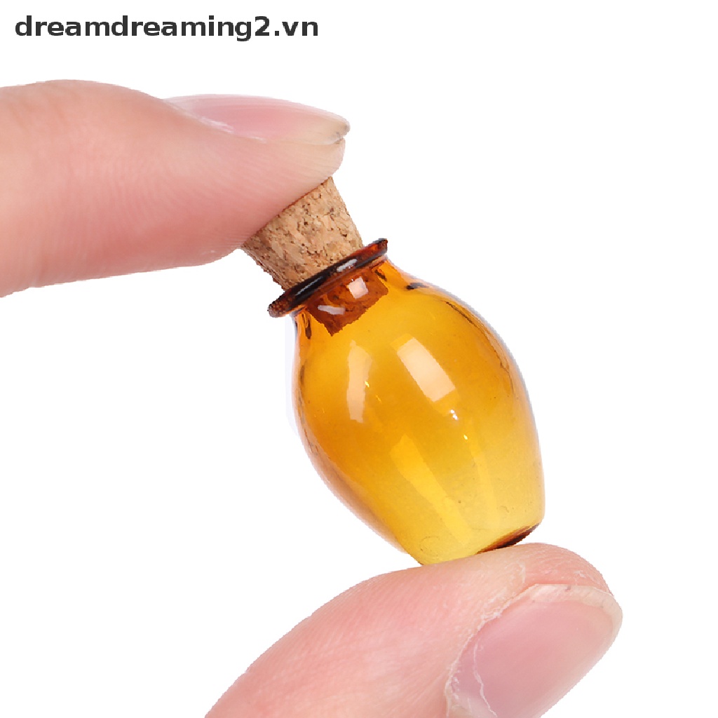 Bộ 2 Lọ Thủy Tinh mini Tỉ Lệ 1: 12 Dành Cho Búp Bê
