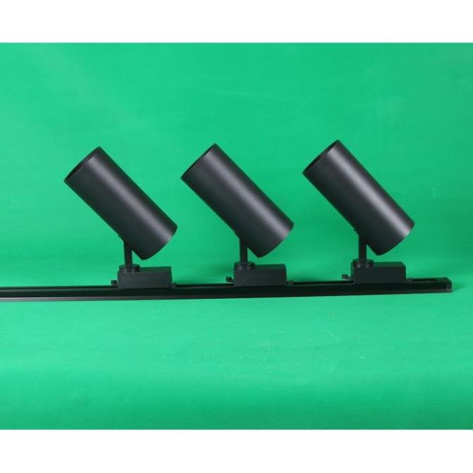Bộ 10 đèn Led rọi ray ông bơ 30W trang trí shop tặng kèm thanh ray 2m