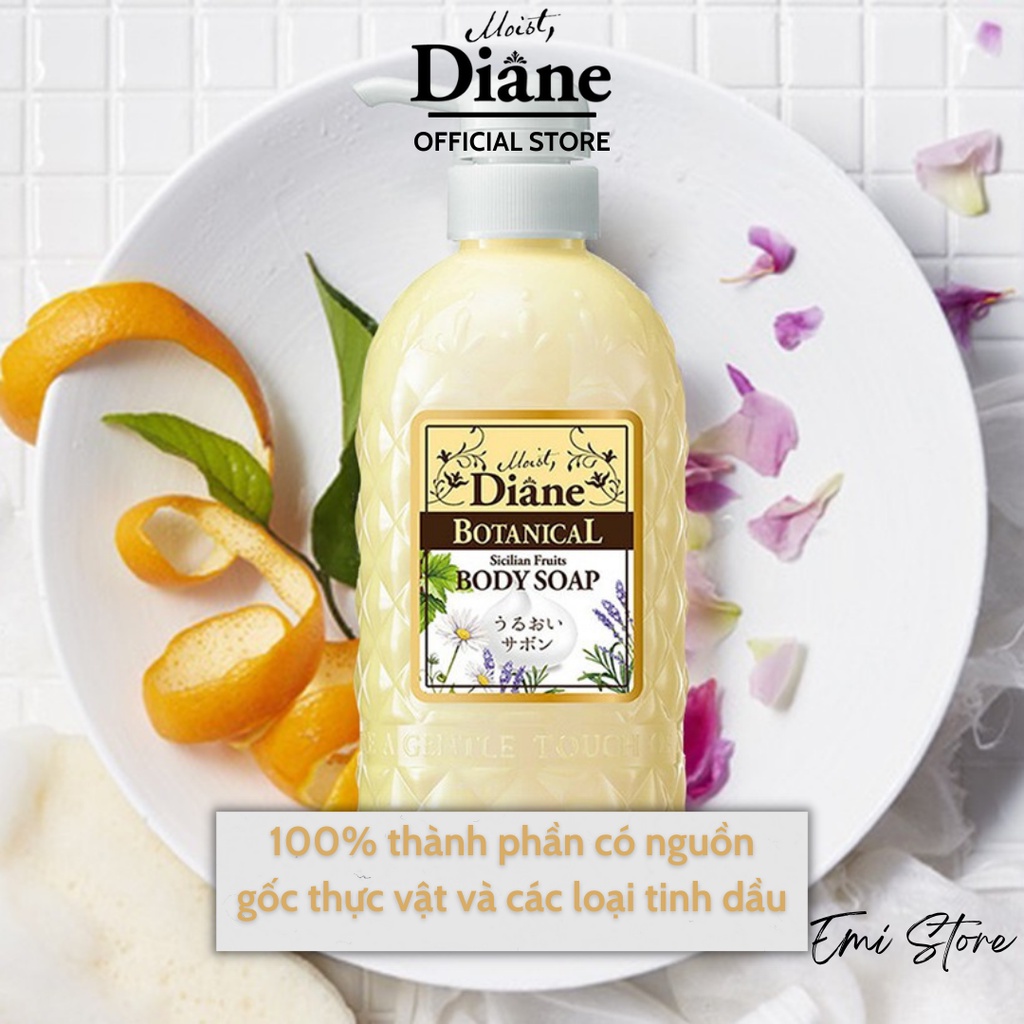 Sữa tắm Tự nhiên  Hương trái cây - Moist Diane Botanical Sicilian Fruits- 500ml