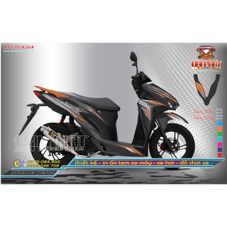 Tem Xe Vario150 Cam Đen