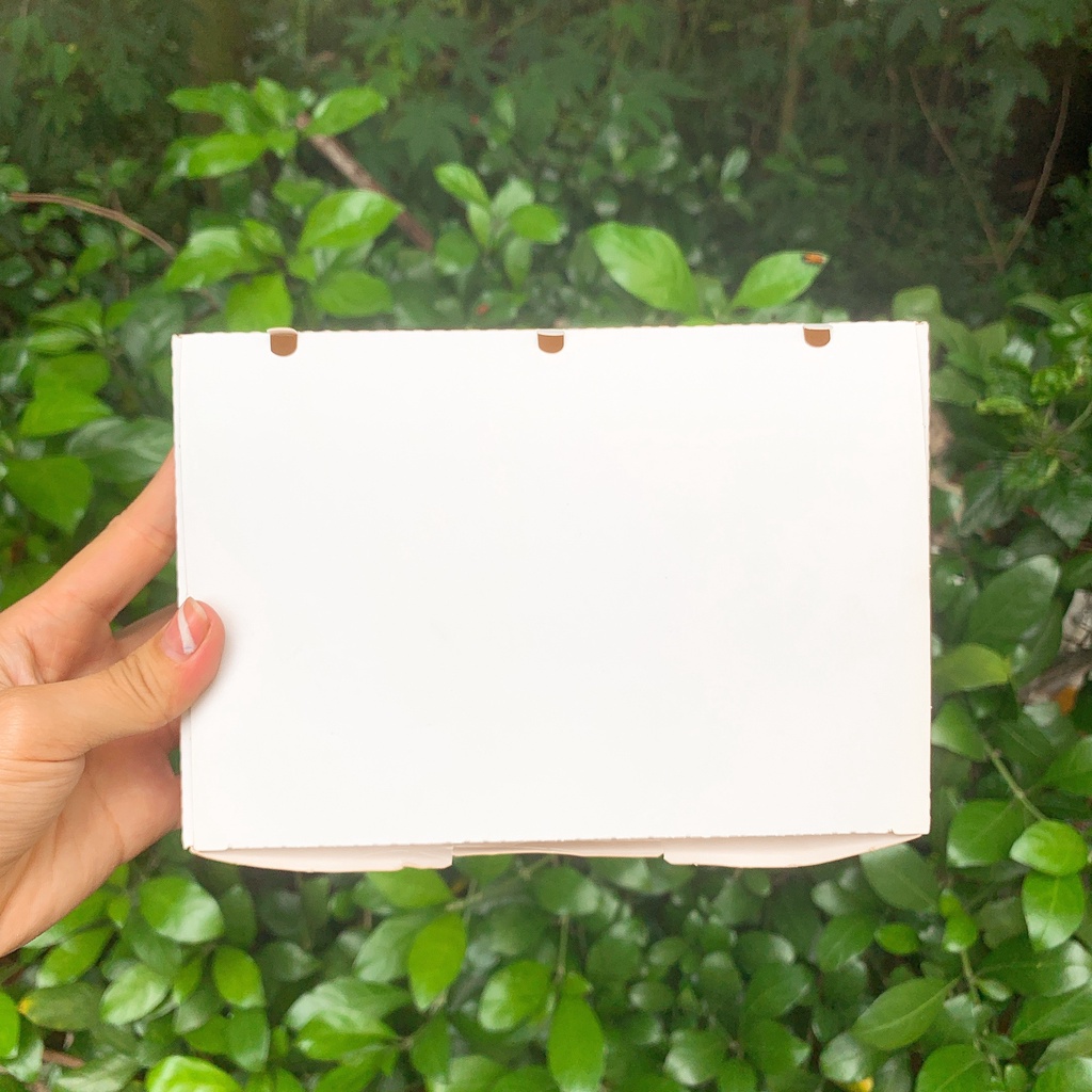 10 Hộp giấy nắp cài đựng gà rán, cá viên, khoai tây trẻ em dùng một lần hình cô gái