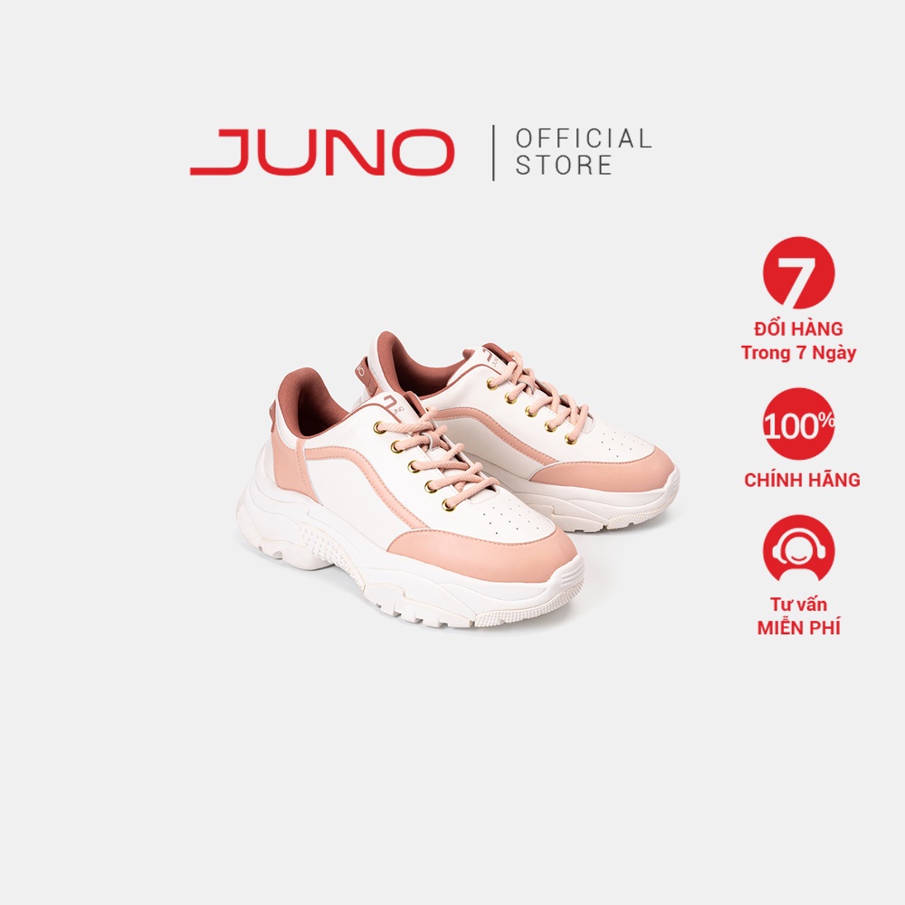 Giày Thể Thao Nữ 7cm Thời Trang JUNO Sneaker Through My Eyes TT07005
