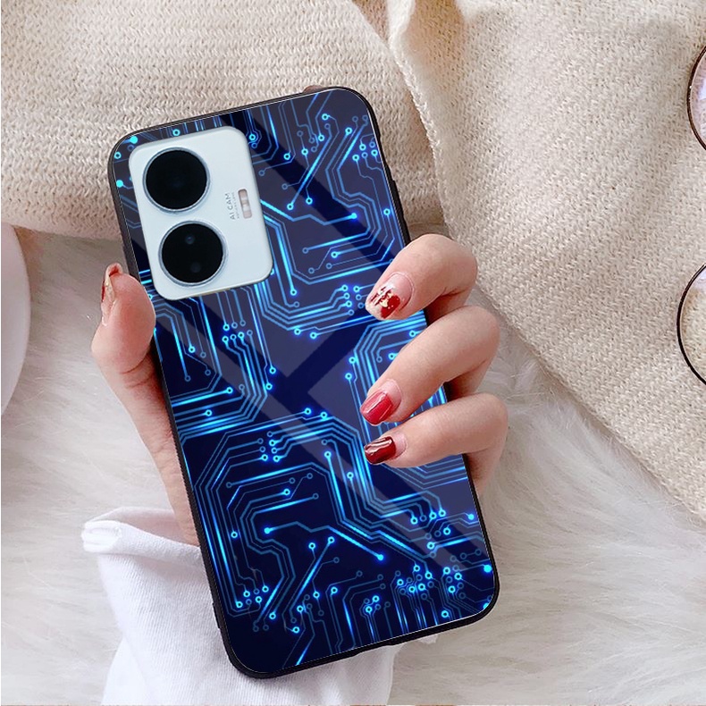 Ốp Lưng VIVO Y02S, Y55 2022,Y16, Y22, Y22S,T1 5G Mặt kính gương sáng bóng cao cấp