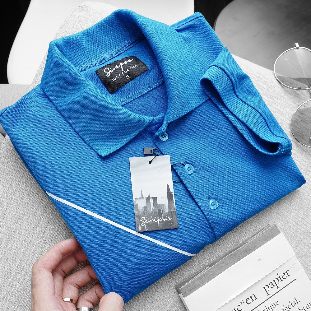 Áo thun Nam cổ bẻ tay ngắn - B045 | BigBuy360 - bigbuy360.vn