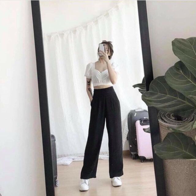 Quần Ống Suông Culottes Ulzang Dáng Dài Zinti QD04