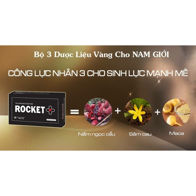 Rocket plus ( Rocket +)hộp 45viên