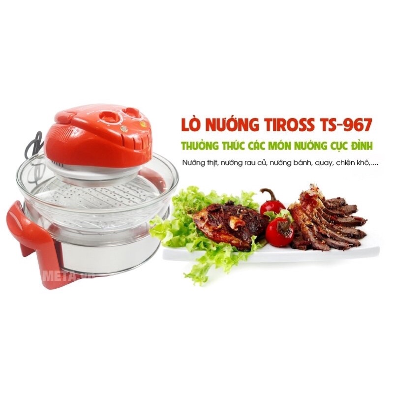 [Hỏa tốc 1 giờ] Nồi chiên không dầu đa năng Tiross TS903 | TS967 (11 lít) (Hàng chính hãng, BH 12 tháng)