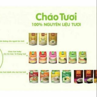 Combo 20 gói cháo tươi Sg food và cháo cây thị