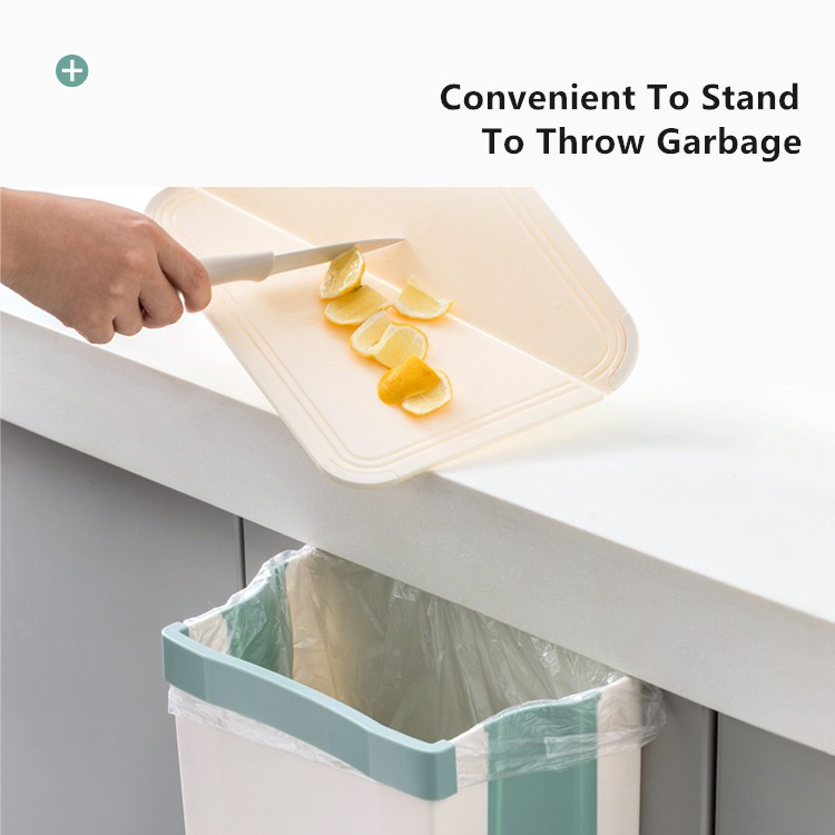 Xiaomi Youpin Jordan&amp;Judy Thùng Rác Treo Tường 8.8L Có Thể Gập Lại Tiện Dụng Cho Nhà Bếp