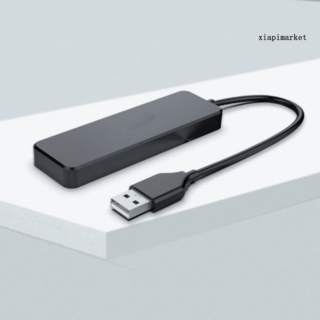 LOP_USB Hub 4-port High Speed USB2.0 480Mbps Compact Power Switch for Laptop