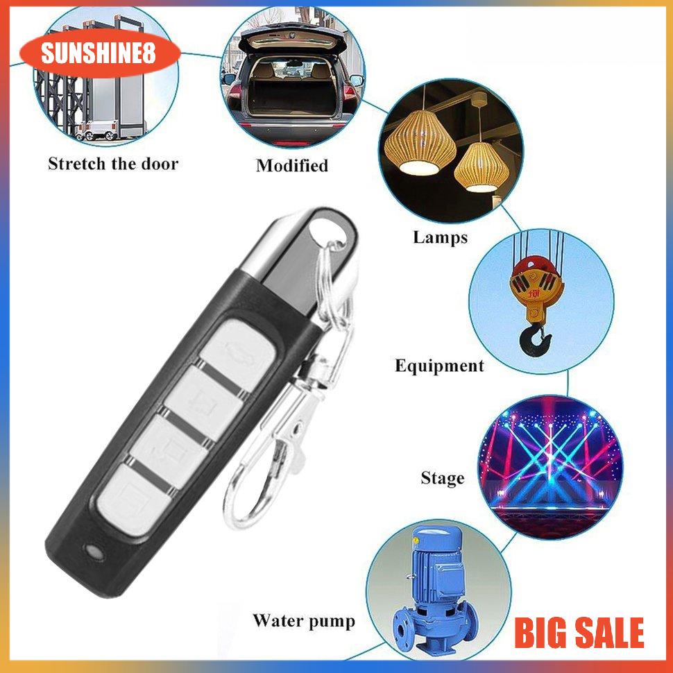 【SUN】[NEW]433MHz Copy Remote Control Electric Garage Door 4-Button Transmitter