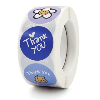 [HÀ NỘI] Cuộn 500 tem decal Cám ơn khách hàng chữ ”Thank you for your order” tự dính dán đơn hàng TK-W72