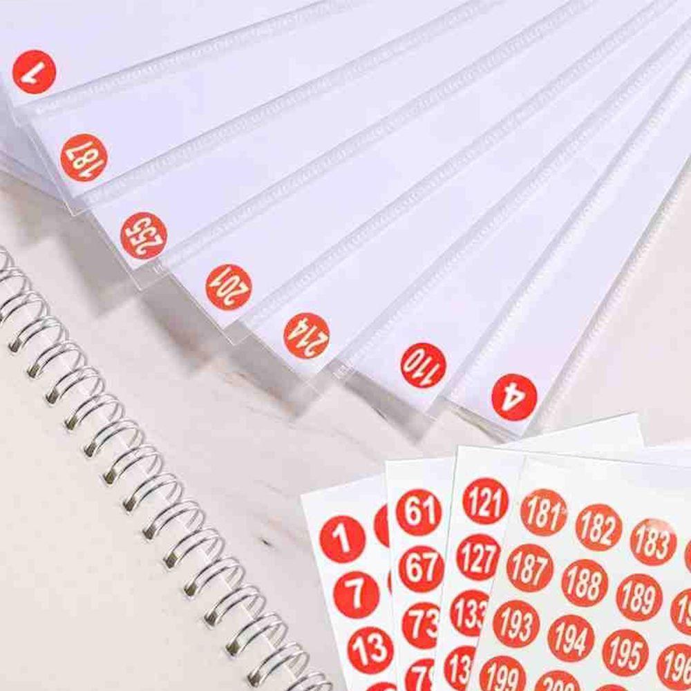 Nhãn Dán Đánh Dấu Số 1-300 Màu Sắc Chống Thấm Nước Dùng Trang Trí Móng Tay