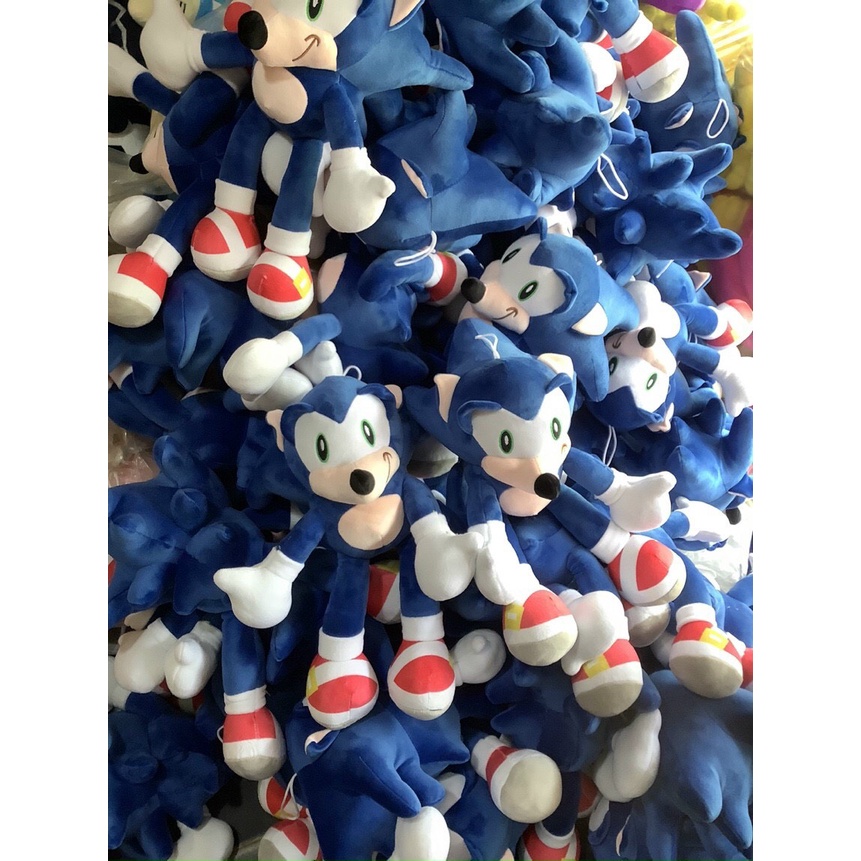 Gấu bông nhím Sonic 42cm  - Thú nhồi bông nhím Sonic mềm mịn cho bé