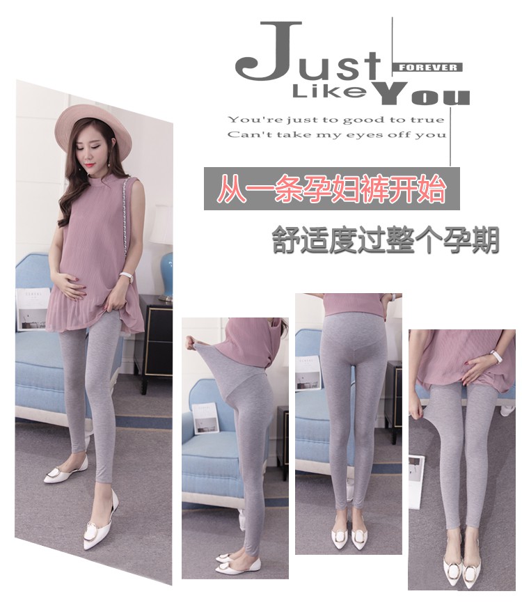 Quần Legging Dáng Ôm Thời Trang Mùa Hè Dành Cho Bà Bầu