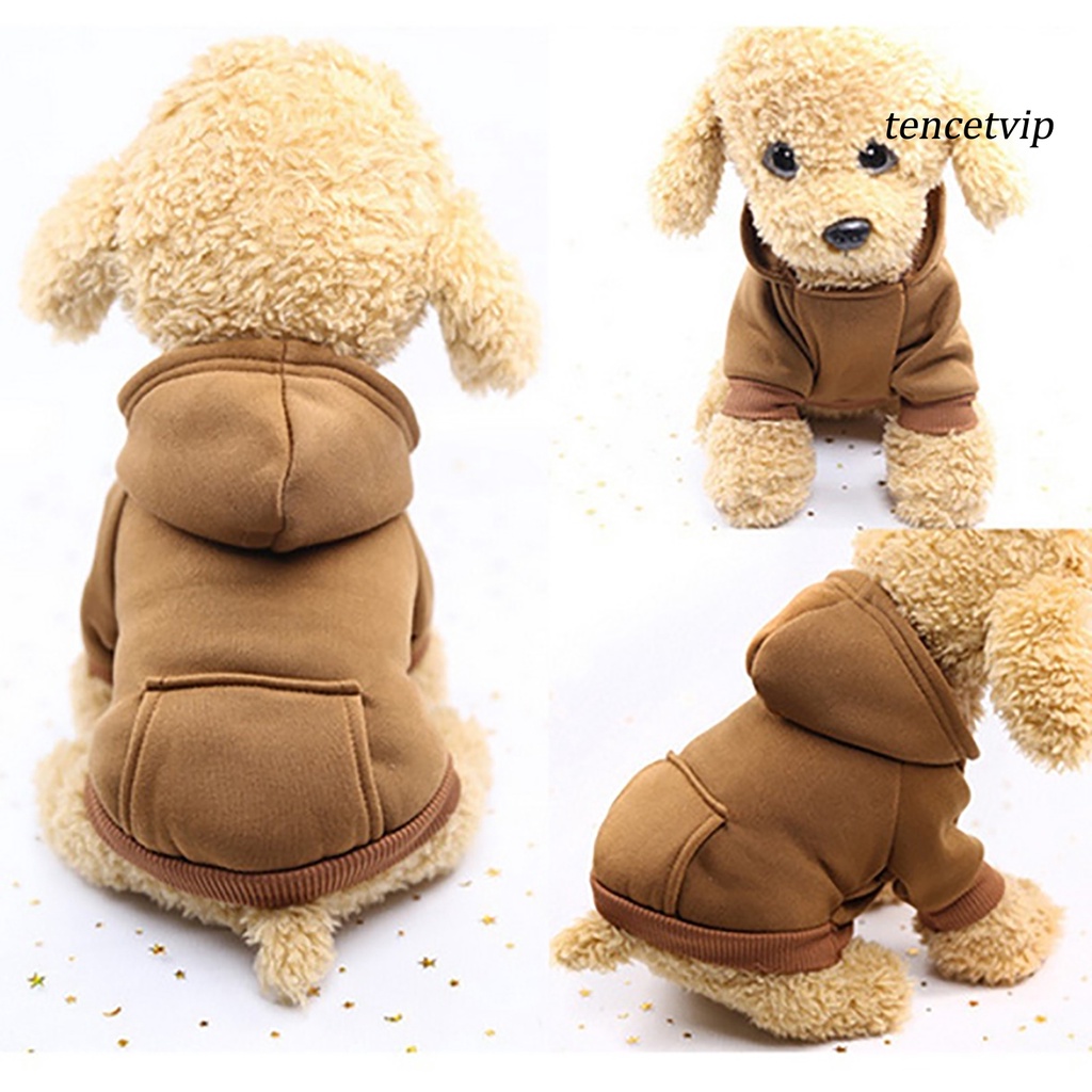 Áo hoodie hai lớp có túi thời trang thu đông cho thú cưng
