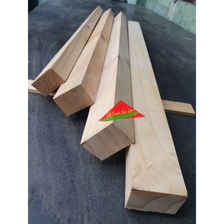 Thanh gỗ thông vuông 3x5cm x dài 80cm-1m-1m2-1m5 bào 4 mặt, cực đẹp cực chắc chắn, dùng đóng bàn, ghế, làm khung sườn