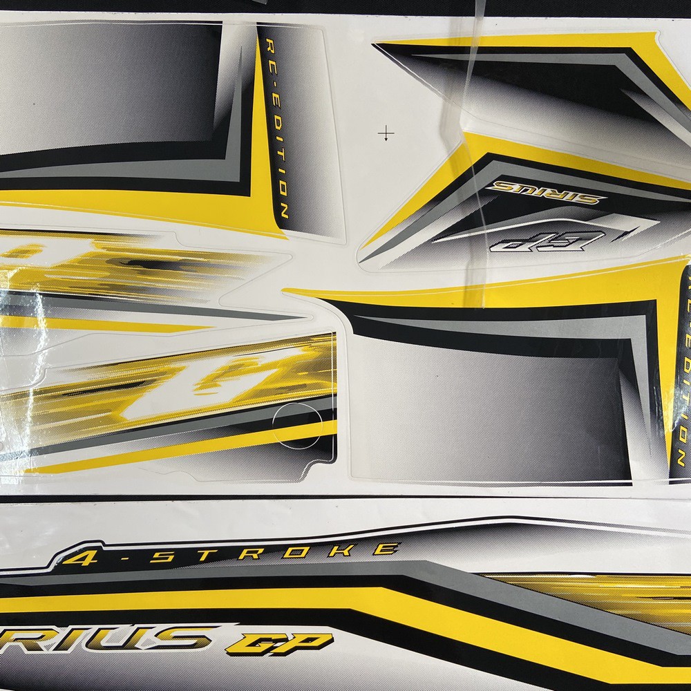 [CỰC RẺ]  BỘ TEM 3 LỚP MẪU ZIN HÀNG CAO CẤP CHO SIRIUS 110 PHIÊN BẢN GP KHÔNG FI SIÊU BỀN