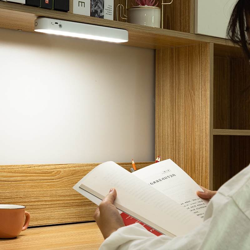 Hàng HOT Đèn LED Cảm Ứng Chạm Chống Cận dán tường bàn học trang điểm tủ sách phòng ngủ cầu thang sạc USB【Tennessee052】
