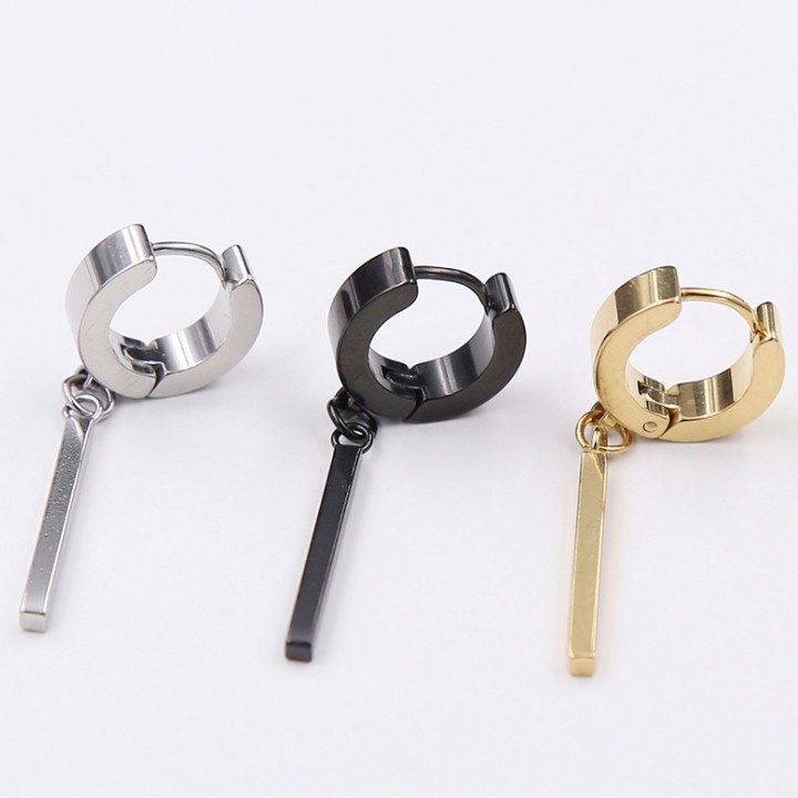 Bông Tai Nam Titan Không Đen TT 1421 - 1 cặp